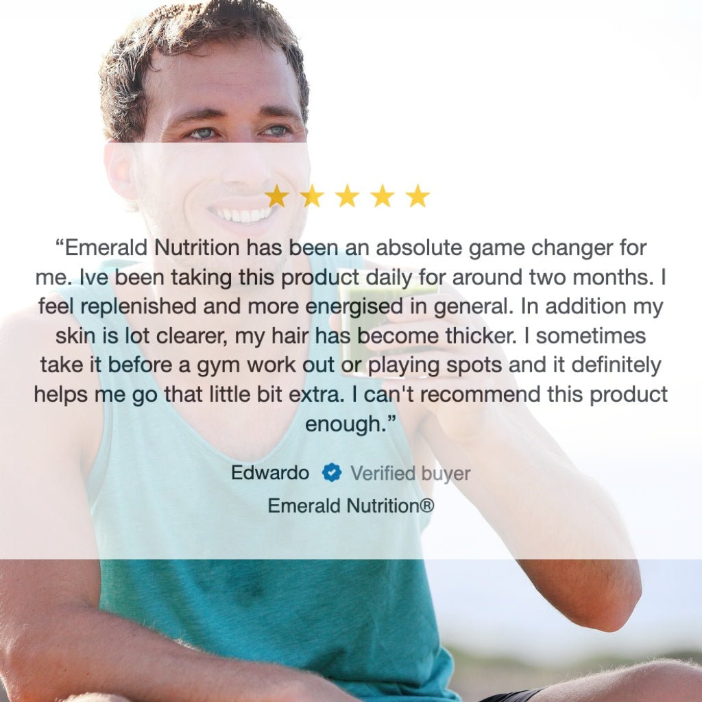 Review of greens powder drink from emerald nutrition