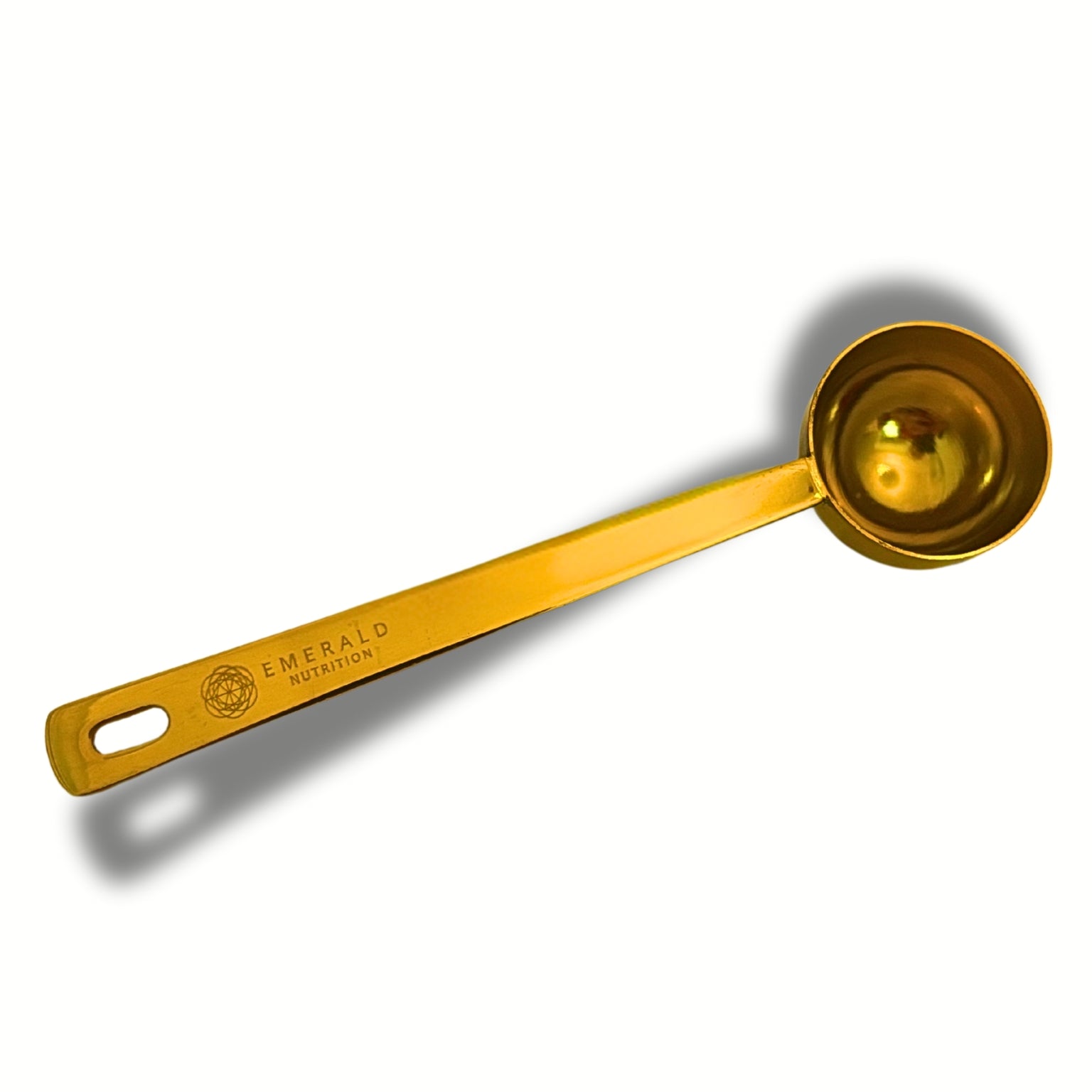 Emerald Nutrition® Stainless Steel Gold Scoop (FREE - Subscription) - Emerald Nutrition