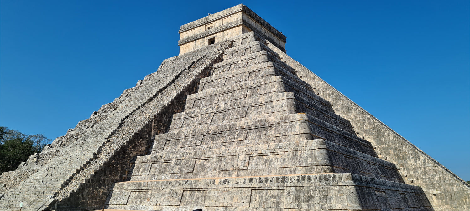 ruined steps of ancient pyramid