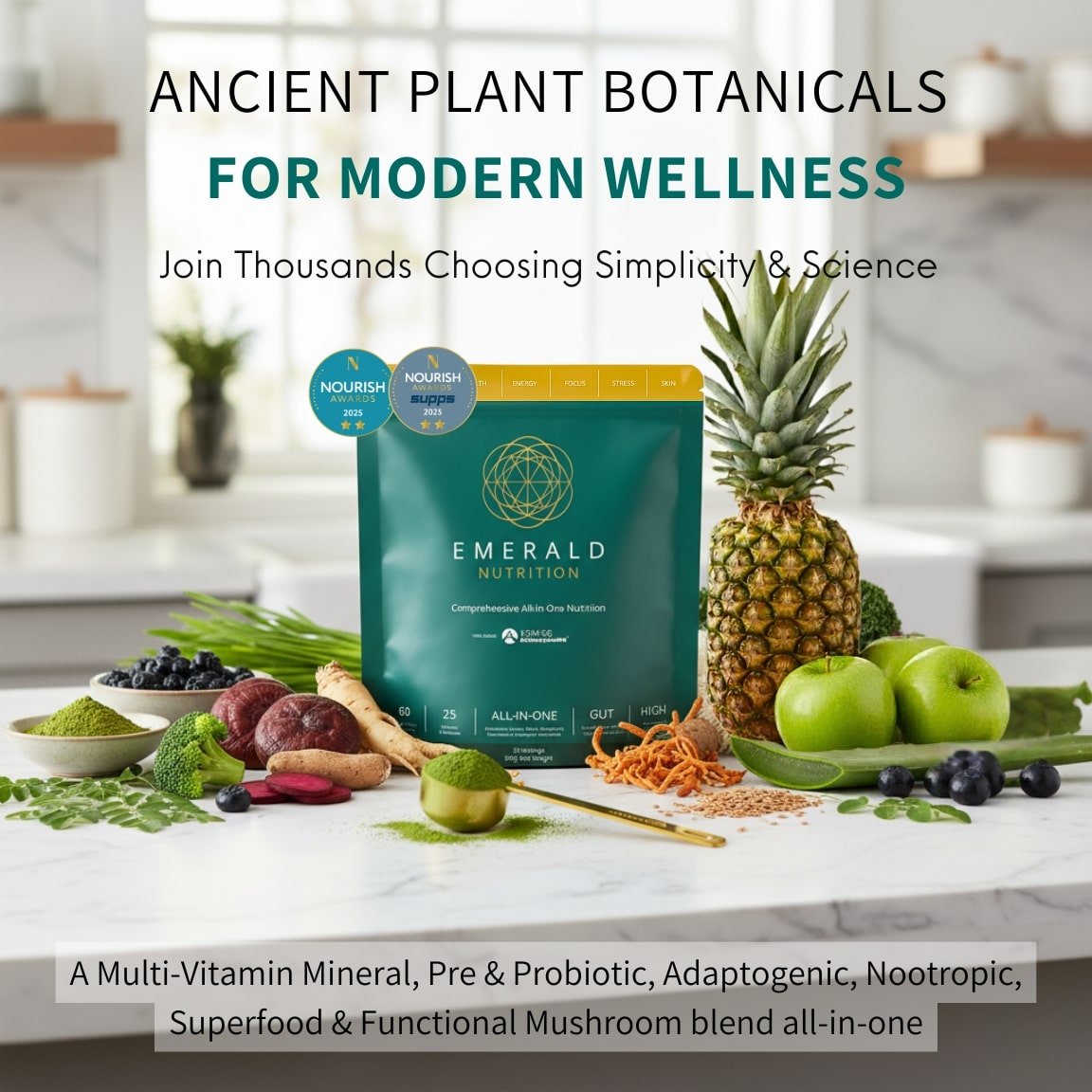 Emerald Nutrition® SuperGreens - Travel Sachets - Emerald Nutrition