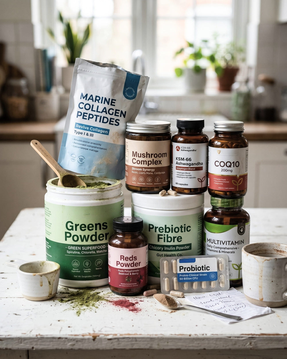 A cluttered stack of separate daily supplements