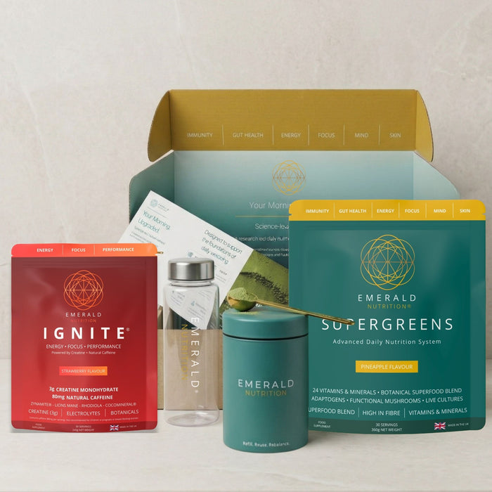Supergreens & Ignite Welcome Kit Bundle — free with your subscription