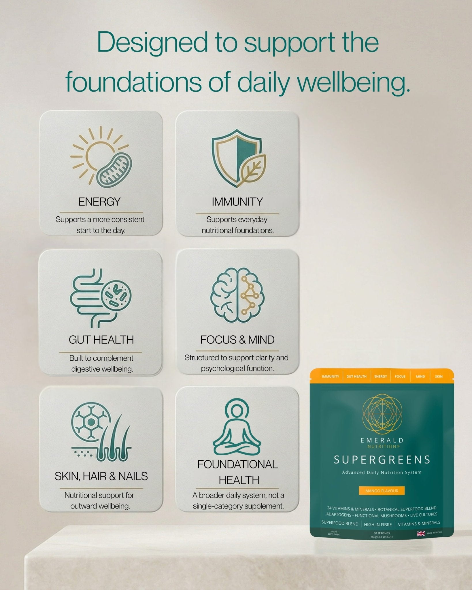 Emerald Nutrition Supergreens® - Emerald Nutrition