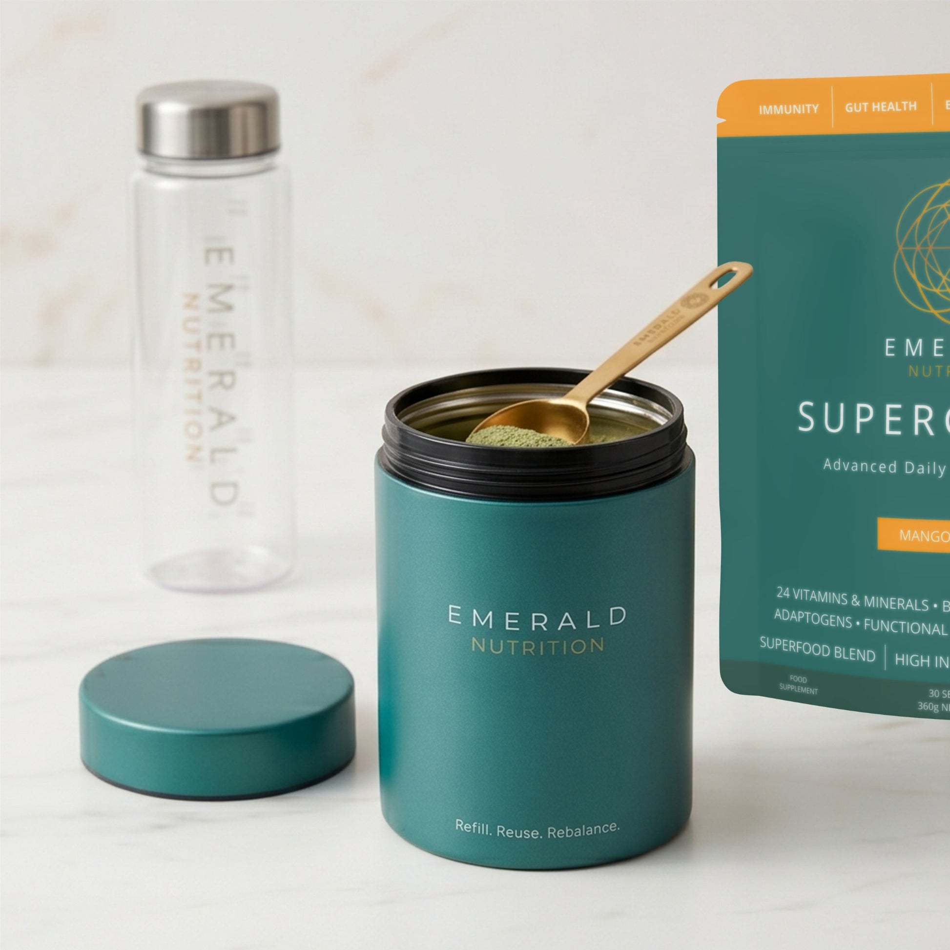 Emerald Stainless Steel Container - Emerald Nutrition