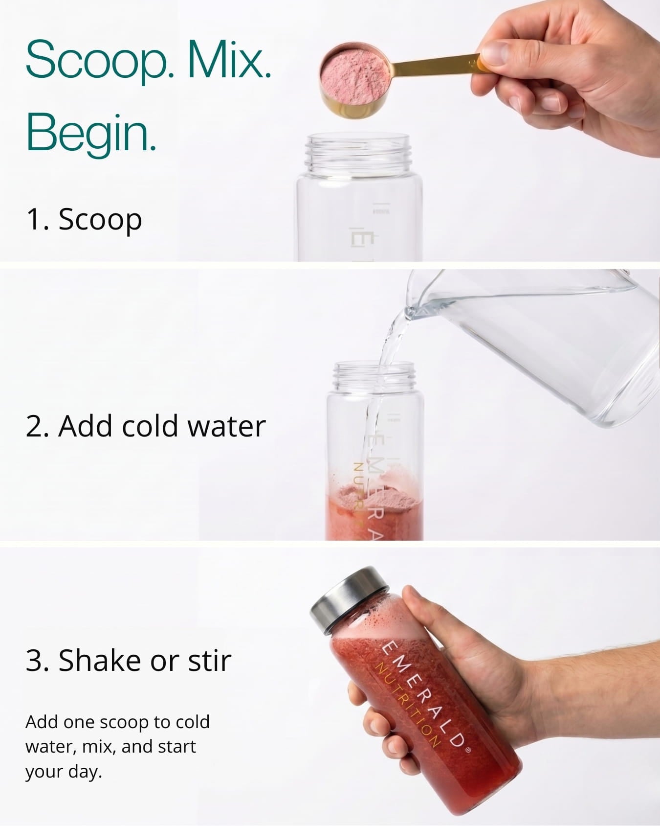 SHAKER BOTTLE | Emerald Nutrition - Emerald Nutrition
